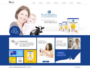 天津網站建設 母嬰食品官網